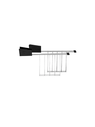 ALESSI | Sandwichzange Plisse 2er Schwarz MDL08 RACK B | 